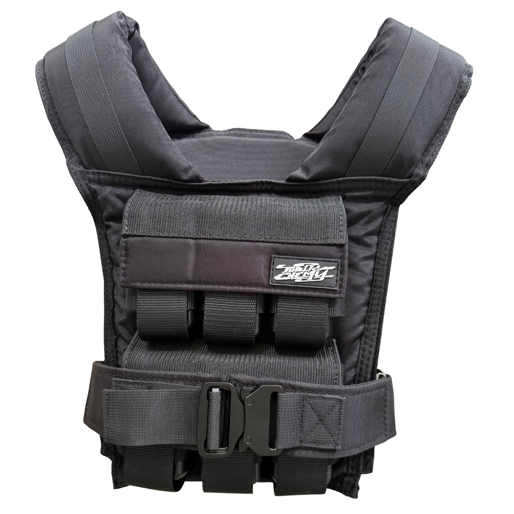 12KG Weight Vest - Midnight Black