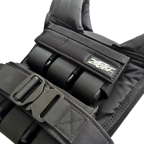12KG Weight Vest - Midnight Black