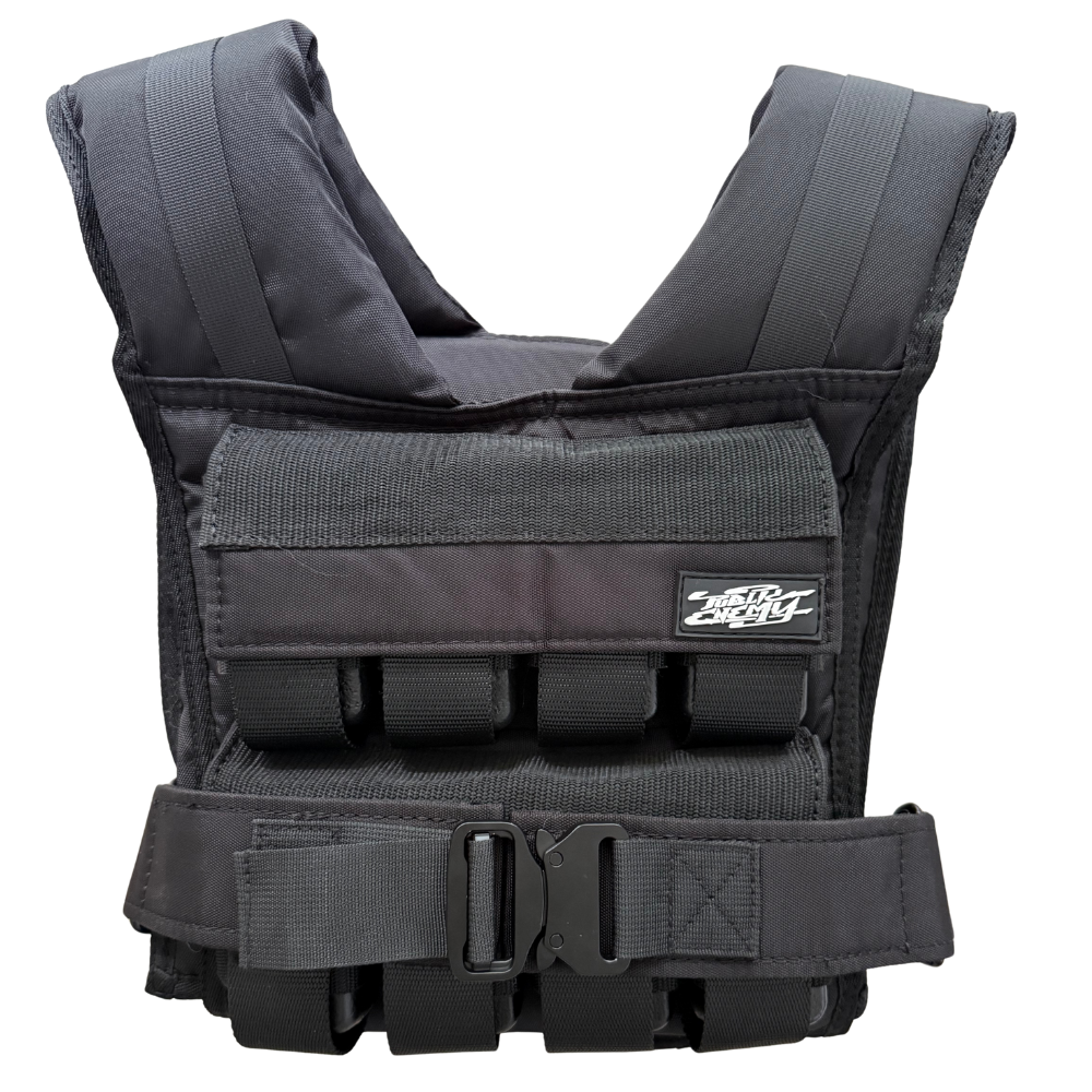 16KG Weight Vest - Midnight Black