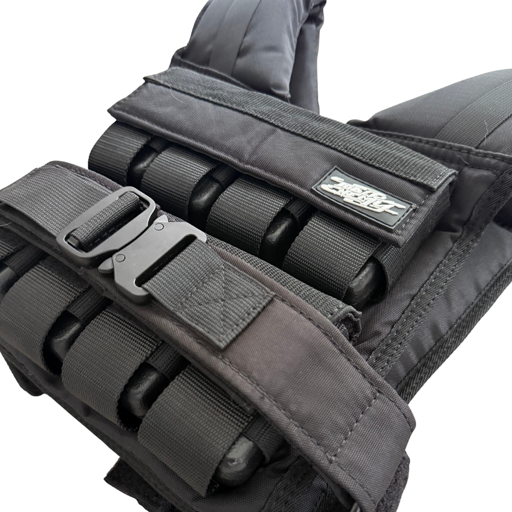 16KG Weight Vest - Midnight Black