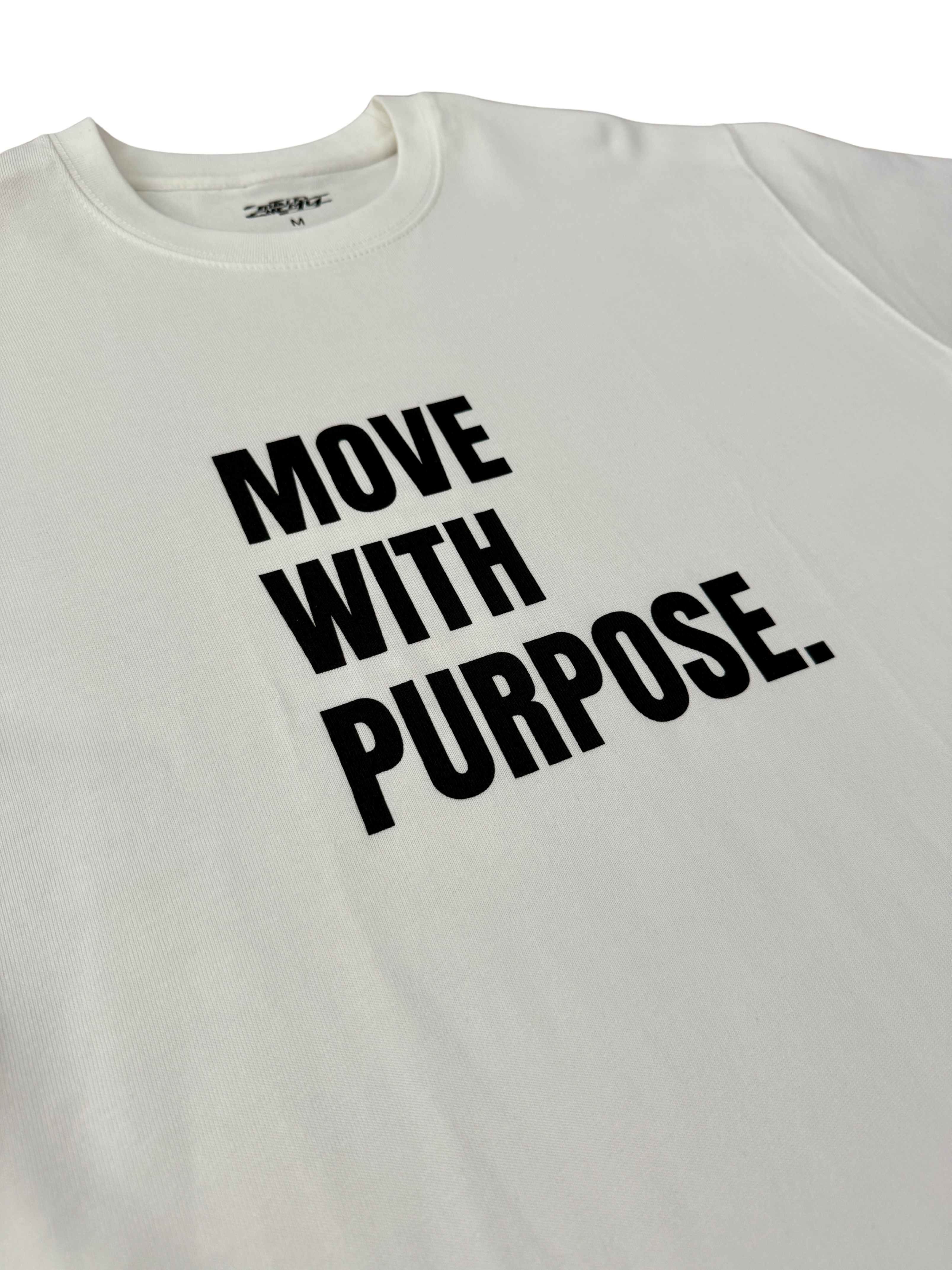 Move with Purpose Tee - White